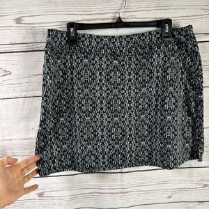 TRANQUILITY skort skirt with shorts mini skirt Sz XL